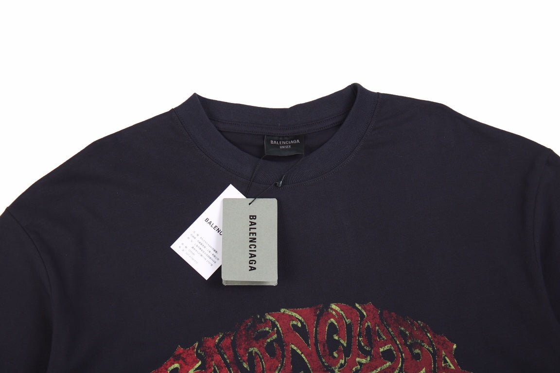Camiseta Balenciaga Graffiti negra