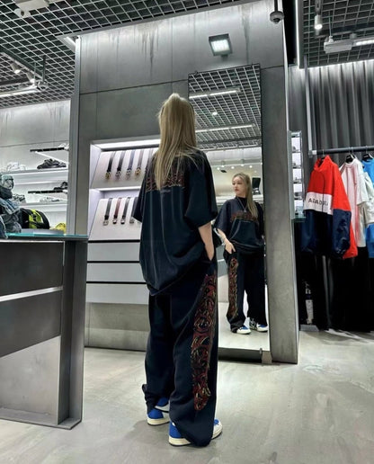 Camiseta Balenciaga Graffiti negra