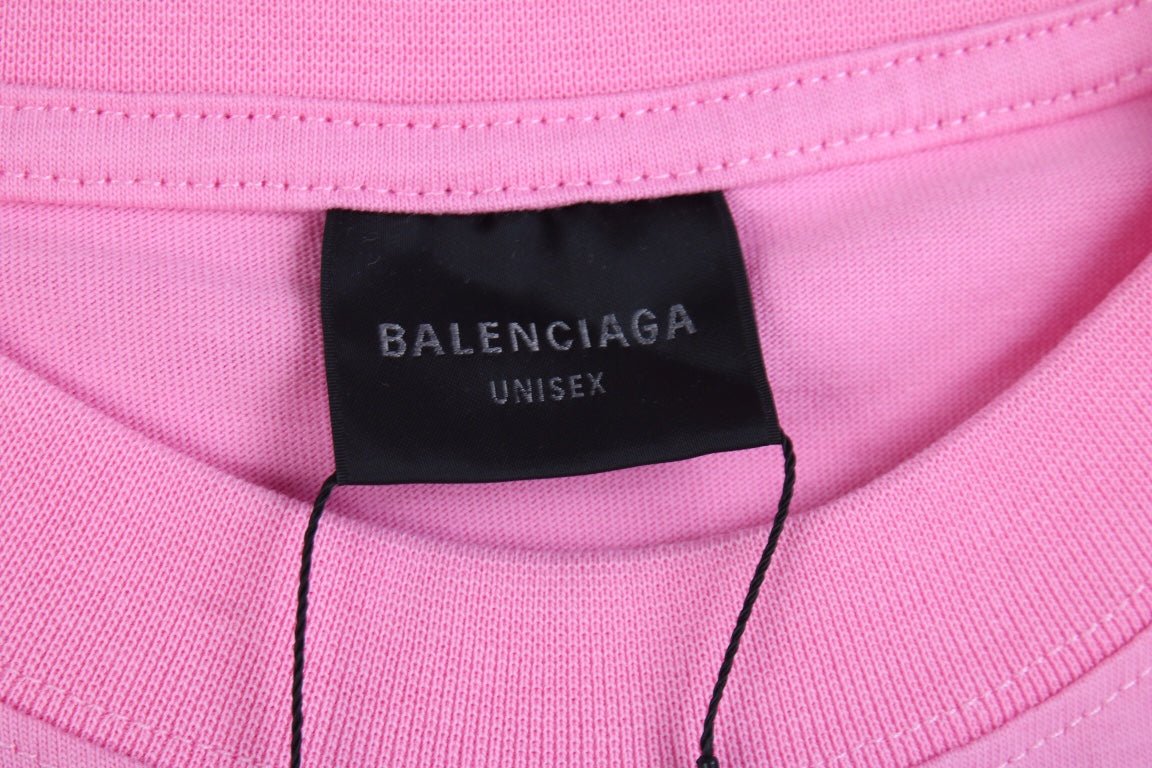 Camiseta BALENCIAGA GRAFFITI rosa