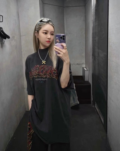 Camiseta Balenciaga Graffiti negra