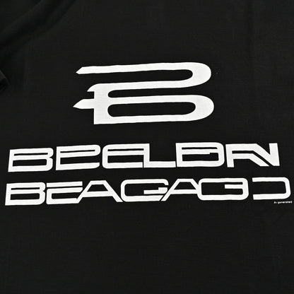 Balenciaga Graphic T-shirt - Black Unisex Streetwear Limited Edition - <span>This Balenciaga t-shirt features a bold graphic design with multiple 'BB' logos and text across