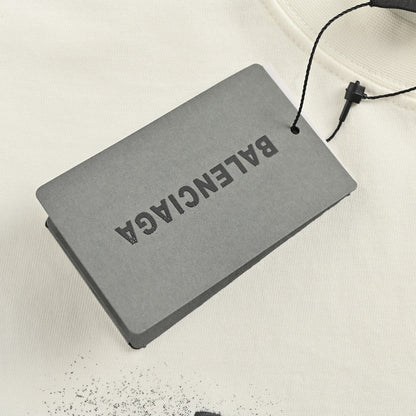 Camiseta con logo gráfico de Balenciaga