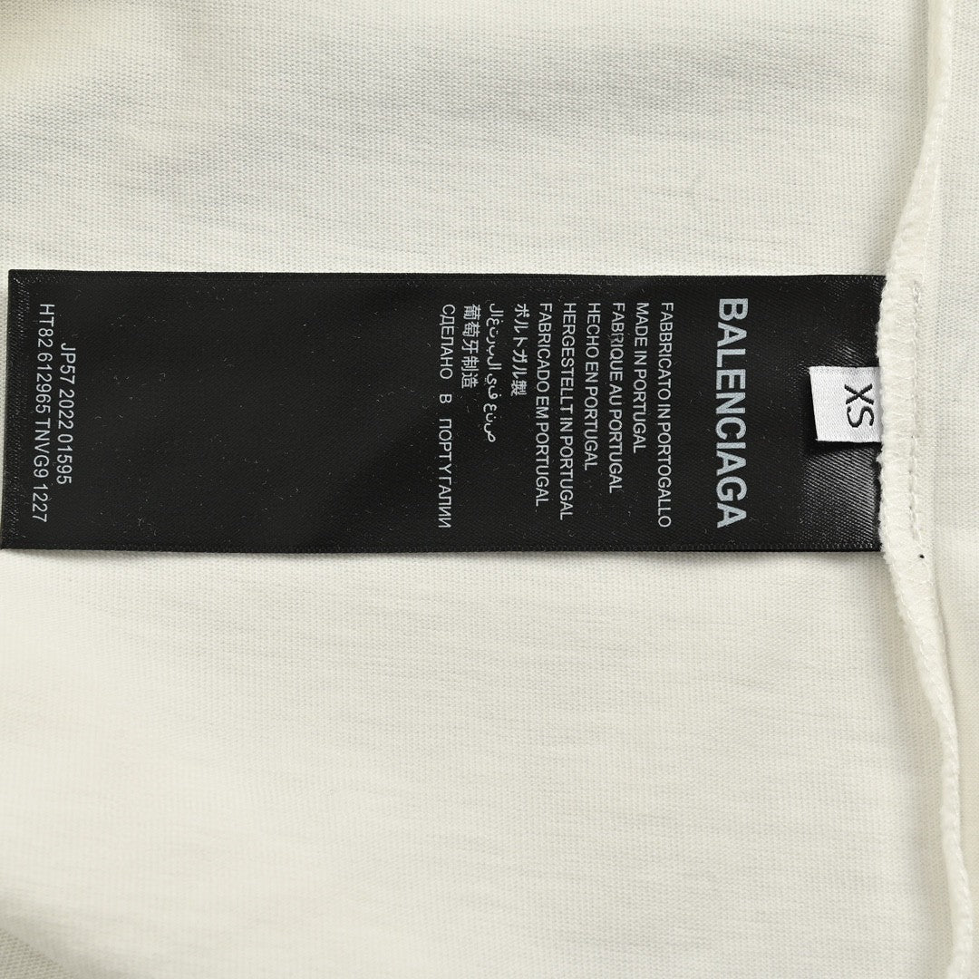 Camiseta con logo gráfico de Balenciaga