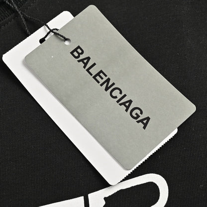 T-shirt à logo graphique Balenciaga (noir)