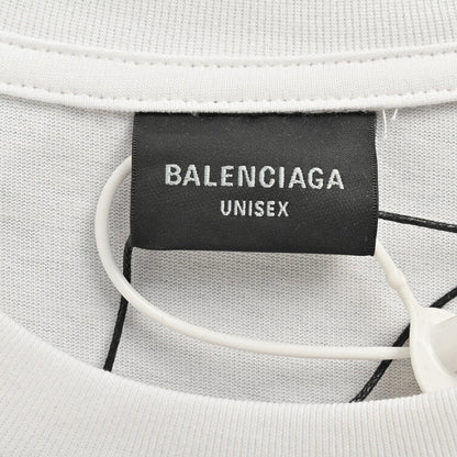 Camiseta estampada con gráficos de Balenciaga