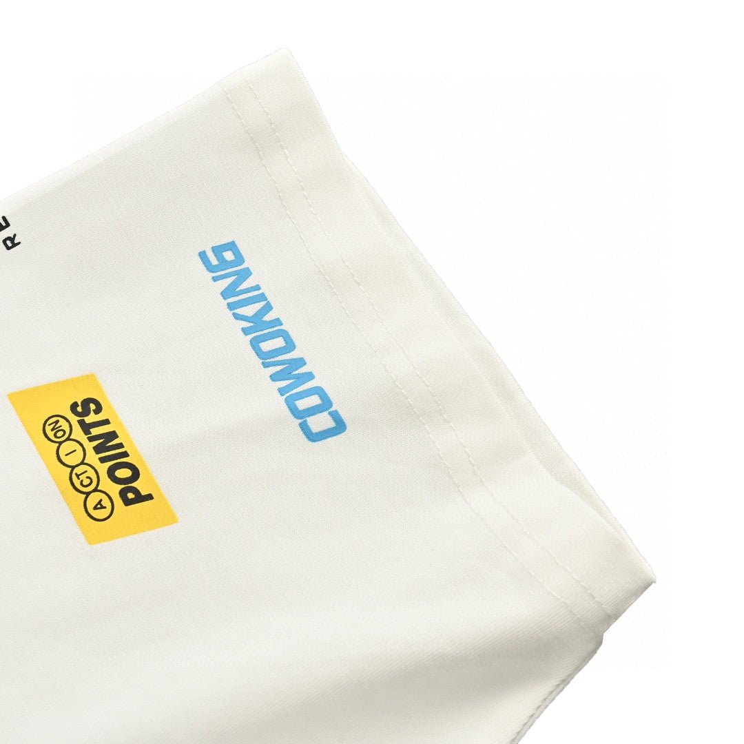 Balenciaga Graphic Print T-shirt - White Unisex Streetwear Limited Edition - <span>This Balenciaga t-shirt showcases a unique and eye-catching graphic print featuring a variety of logos