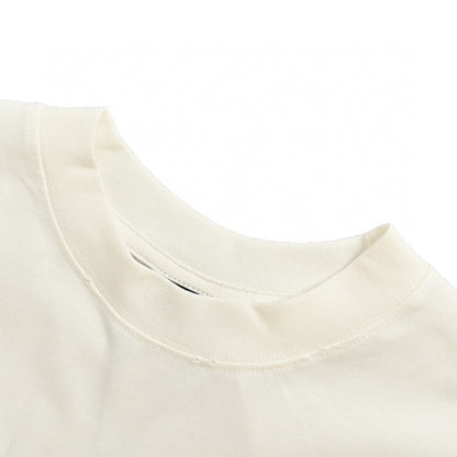 Camiseta Balenciaga con logo gris (blanca)