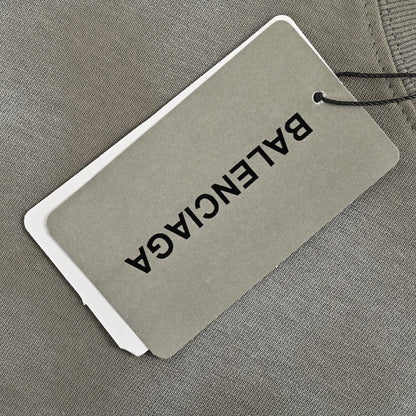 Camiseta Balenciaga gris con estampado tie-dye