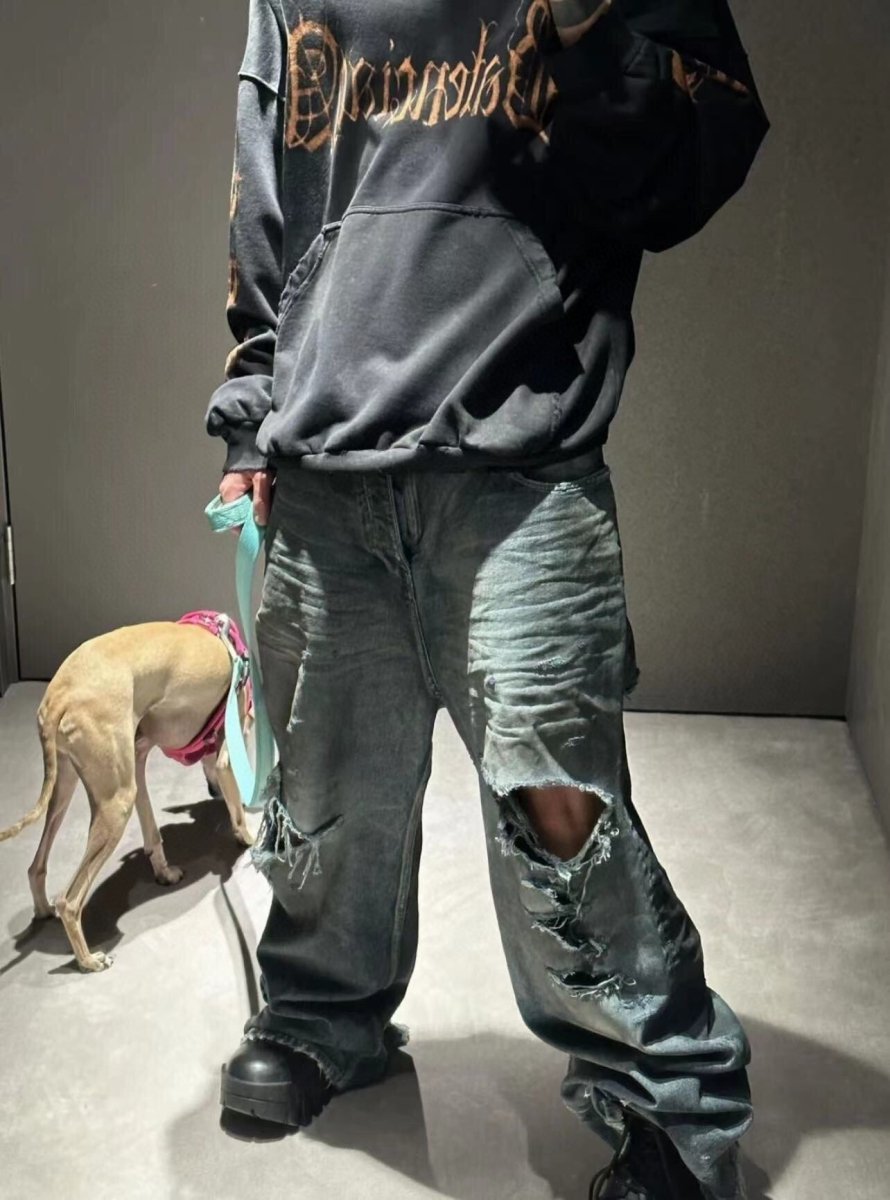 Sudadera con capucha y logo de Balenciaga negra