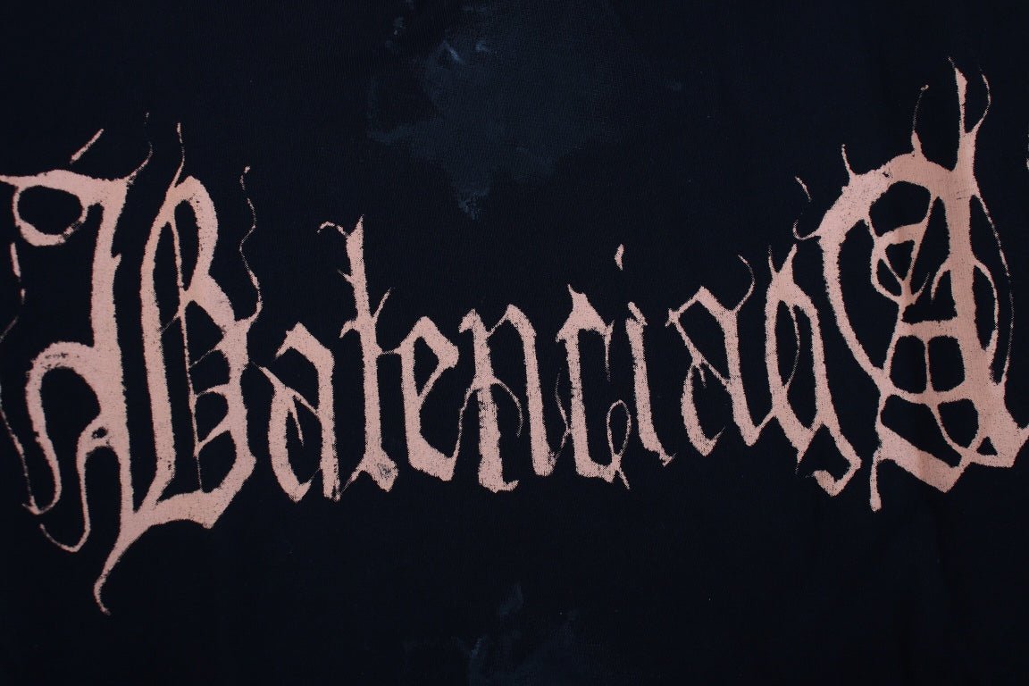 BALENCIAGA Logo Hoodie - Black Unisex Streetwear Limited Edition