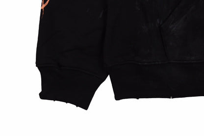 Sudadera con capucha y logo de Balenciaga negra