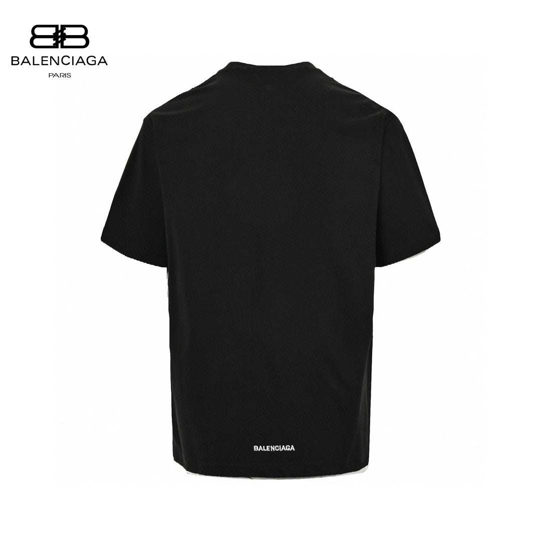 Balenciaga Je T'aime T-shirt - Black Unisex Streetwear Limited Edition - This Balenciaga t-shirt features a minimalist design with 'Je t'aime' text and a small heart