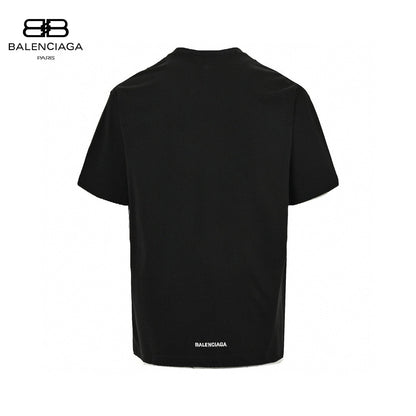 Balenciaga Je T'aime T-shirt - Black Unisex Streetwear Limited Edition - This Balenciaga t-shirt features a minimalist design with 'Je t'aime' text and a small heart