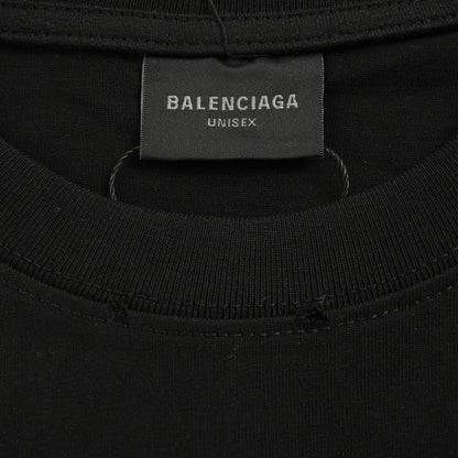Camiseta negra Balenciaga Je t'aime