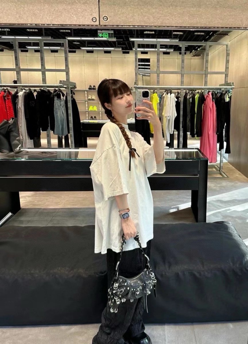 Camiseta blanca Balenciaga Je t'aime