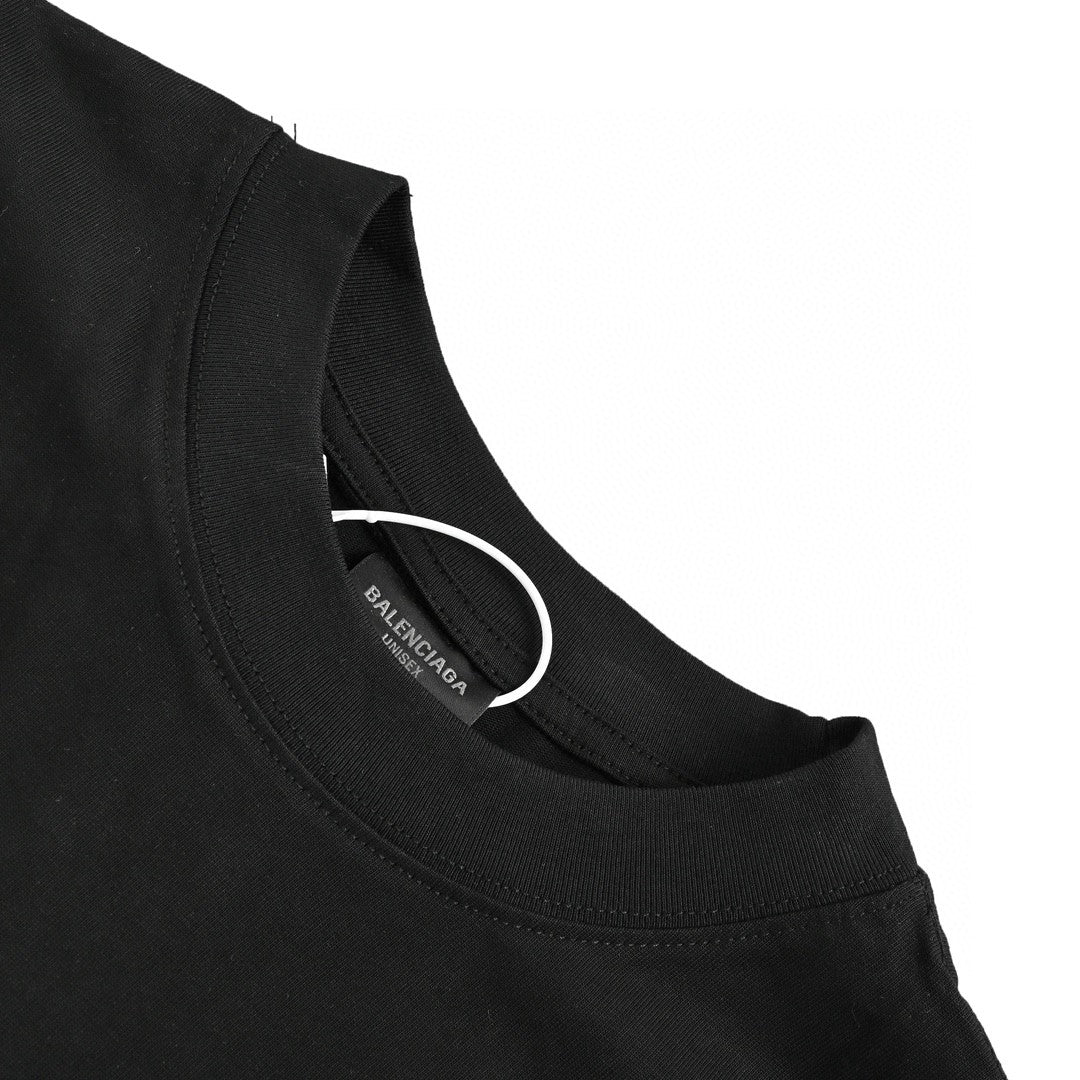 Balenciaga Juice Bottle T-shirt Unisex Streetwear Limited Edition - This Balenciaga t-shirt features a unique print of a juice bottle with the Balenciaga logo.