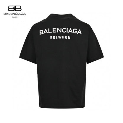 Balenciaga Juice Bottle T-shirt Unisex Streetwear Limited Edition - This Balenciaga t-shirt features a unique print of a juice bottle with the Balenciaga logo.
