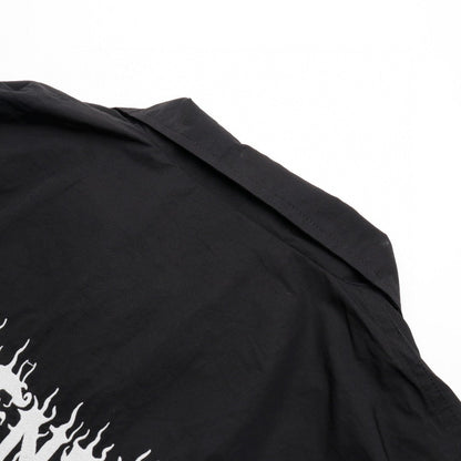 Balenciaga Lightweight Jacket - - Black Unisex Streetwear Limited Edition - This Balenciaga jacket features a minimalist design in a sleek black color. It has a