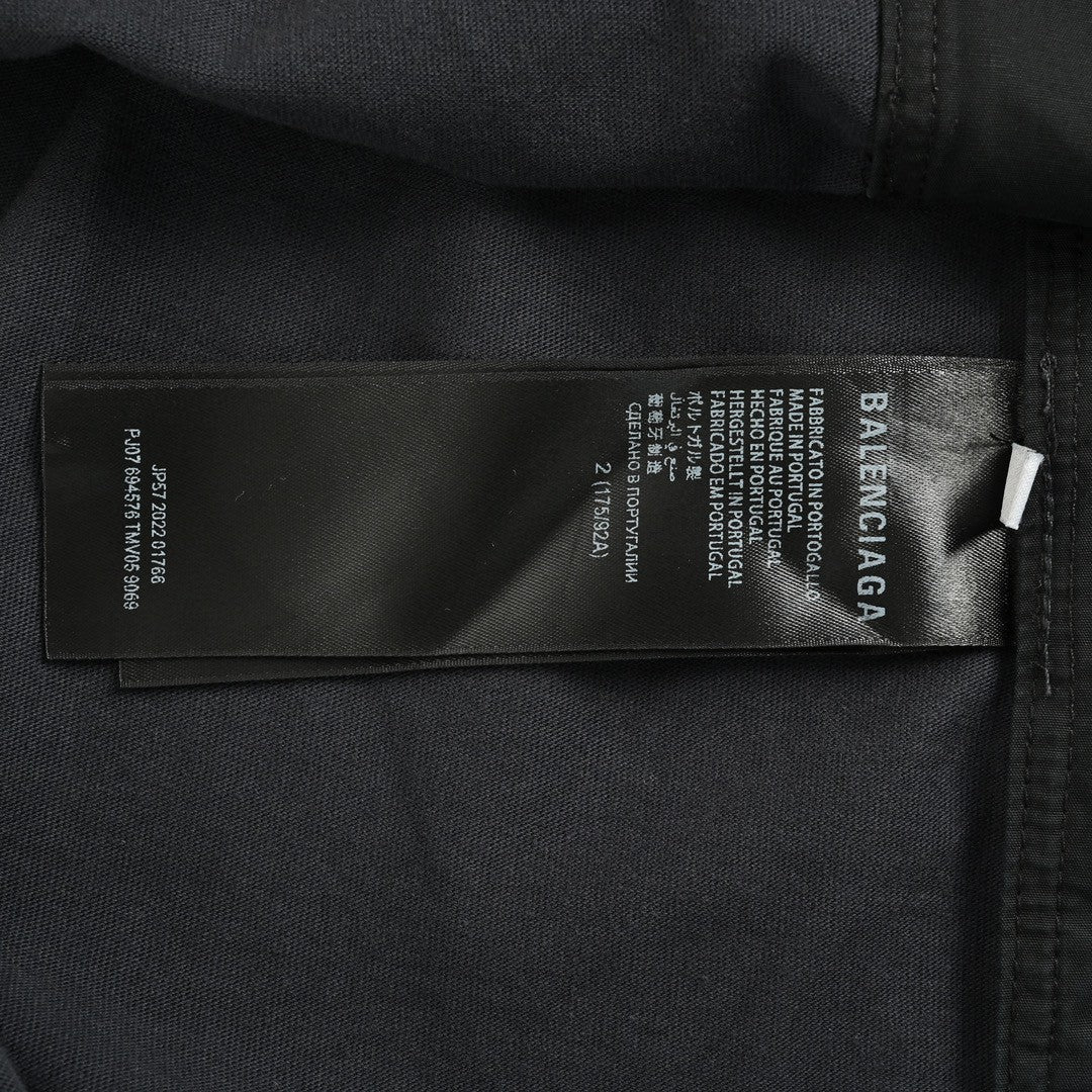 T-shirt à imprimé graphique avec logo Balenciaga au dos