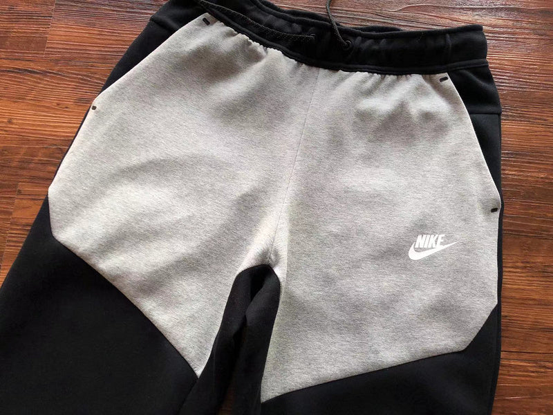 NIKE Tech Fleece Pants - - Grey - Black Unisex Streetwear Limited Edition