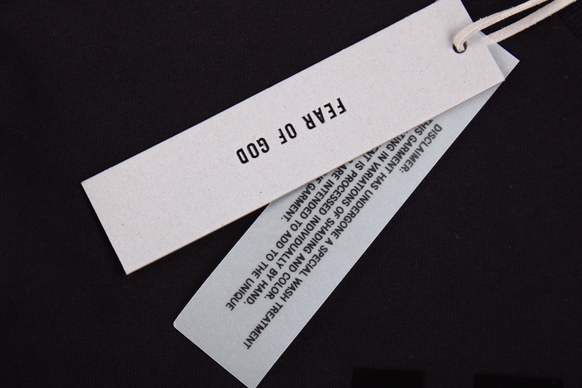 FEAR OF GOD ETERNAL T-SHIRT BLACK - back view - replica sneakers