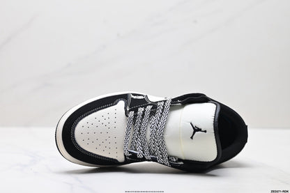 JORDAN 1 Mid - Equality Sneakers - Black Unisex Streetwear Limited Edition