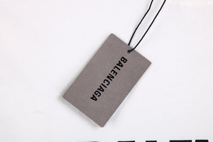 CAMISETA BALENCIAGA CON LOGOTIPO BLANCA