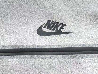 NIKE Tech Fleece Hoodie - - Grey Unisex Streetwear Limited Edition - The NIKE TECH FLEECE HOODIE GREY - REPLICA is the ultimate blend of performance, comfort,