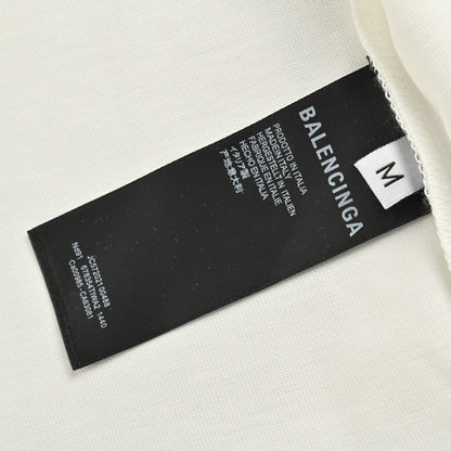 T-shirt blanc Balenciaga avec graphisme Paris.