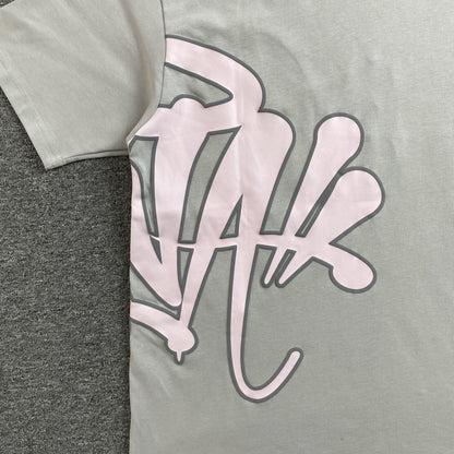 SYNA World T-shirt Grey - Pink Unisex Streetwear Limited Edition