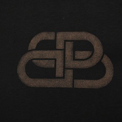 Camiseta Balenciaga - Logotipo monocromático
