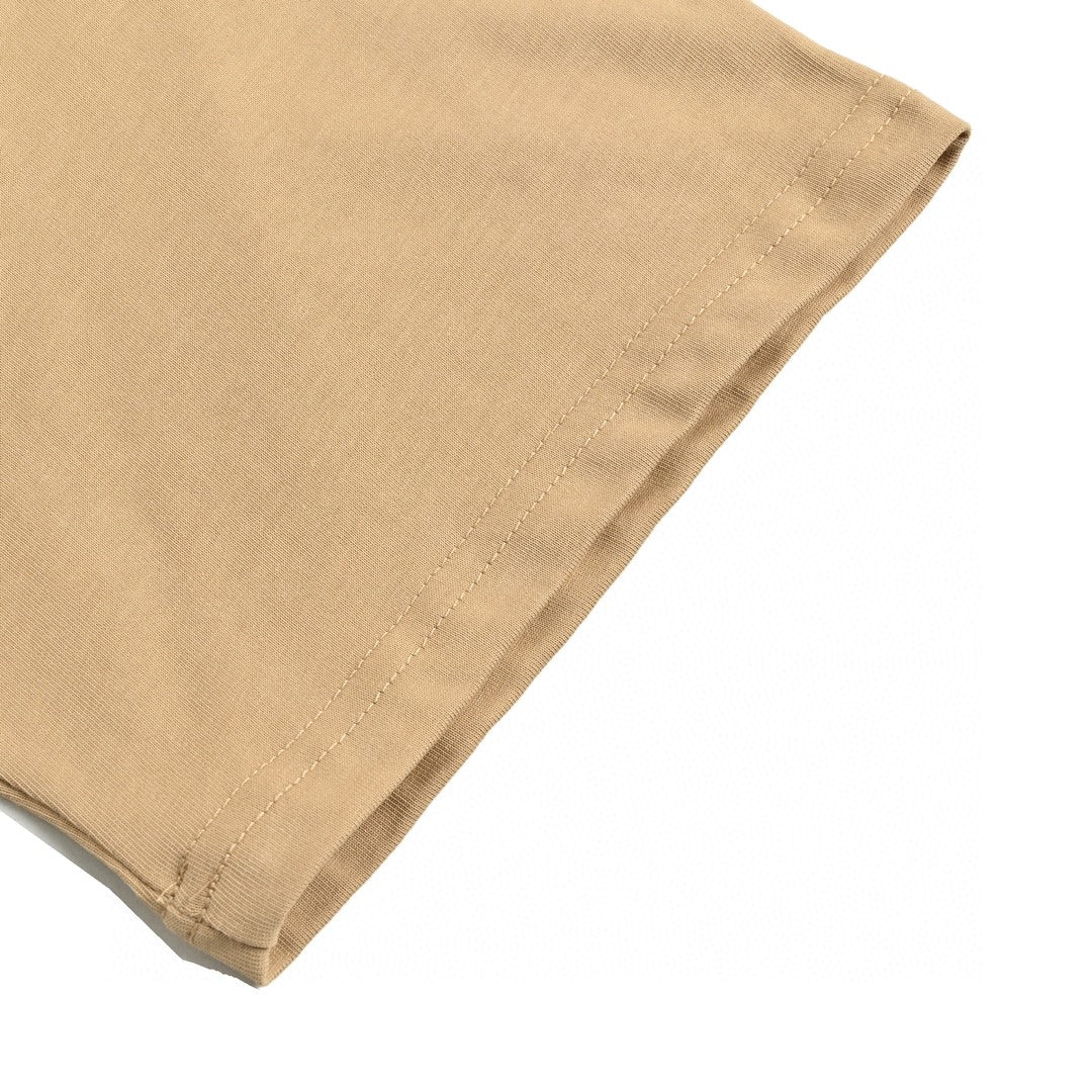 Prada Milano Beige Logo T-Shirt - logo - replica sneakers