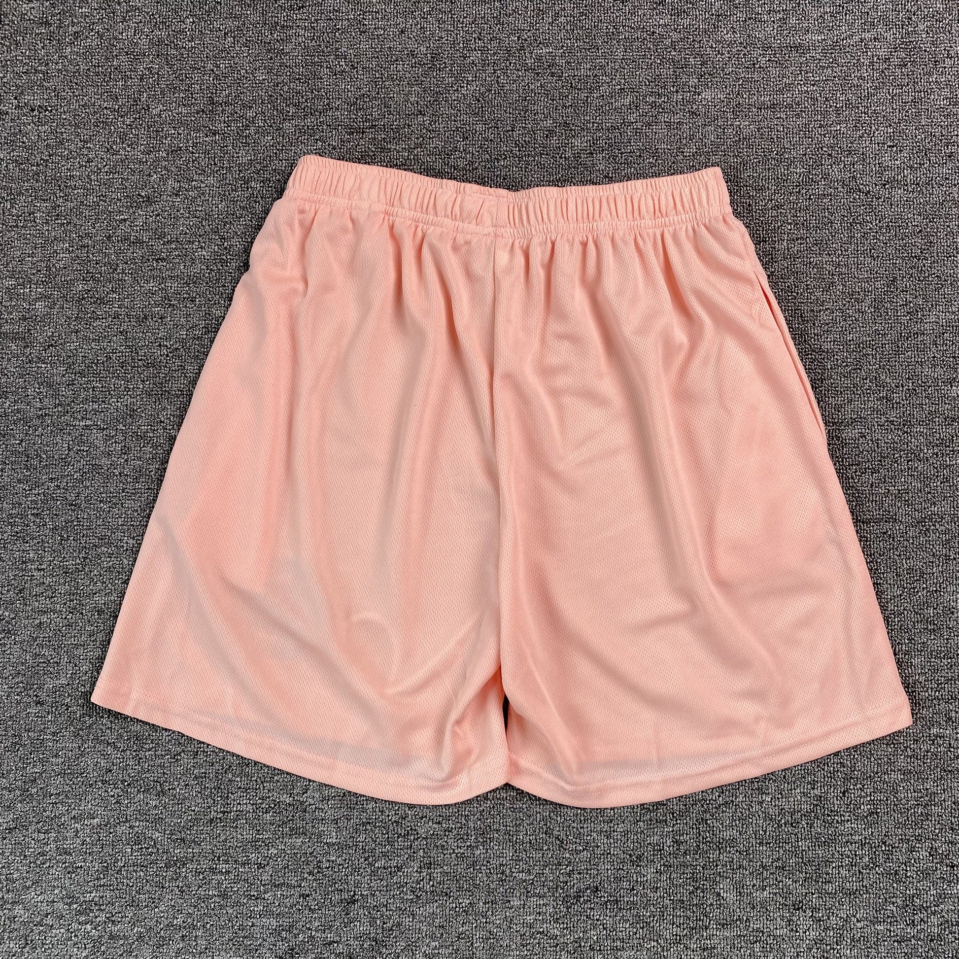 ERIC Emanuel Ee Basic Shorts Rose Quartz - - Black Unisex Streetwear Limited Edition - The ERIC EMANUEL EE BASIC SHORTS ROSE QUARTZ/BLACK - REPLICA blend high-end streetwear aesthetics with