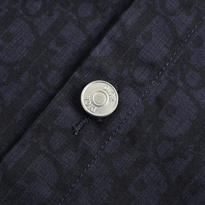 Chemise noire à manches courtes Dior