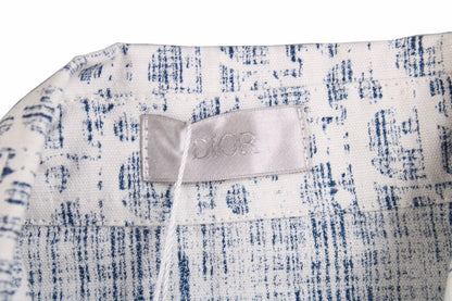 Camisa Dior Monogram (Azul/Blanco)