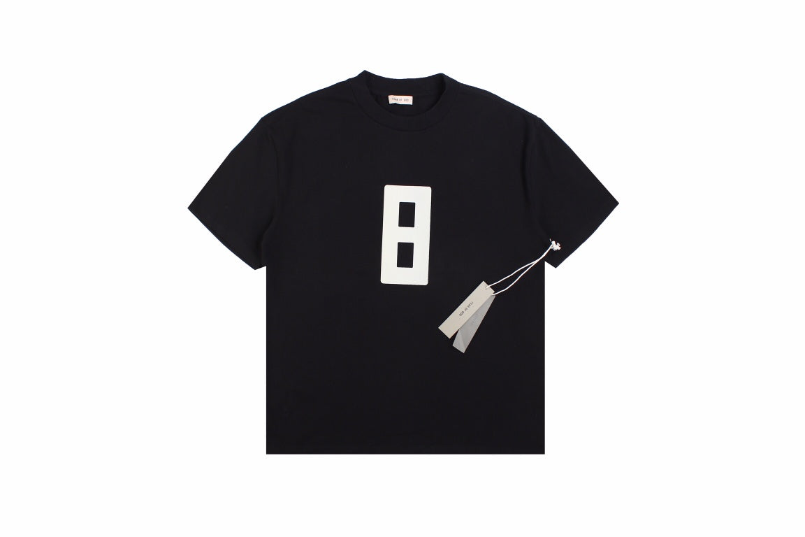 Fear Of God Number 8 T-shirt (black) Unisex Streetwear Limited Edition - <p dir='ltr'><span>This Fear of God t-shirt features a bold number '8' graphic on the