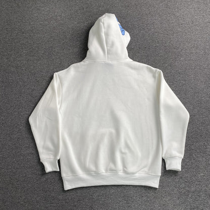 SYNA World Hood Logo Hoodie - White Unisex Streetwear Limited Edition