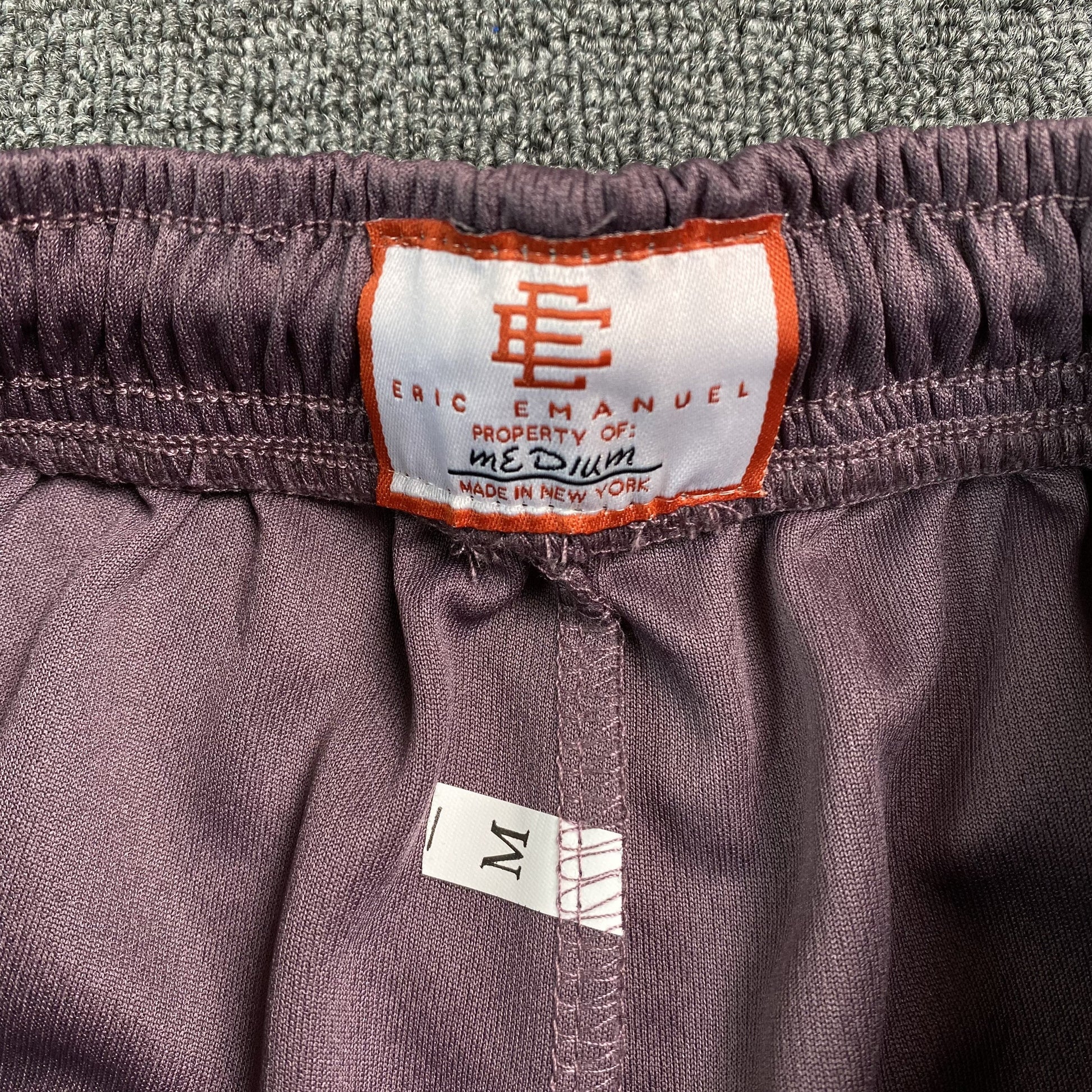 ERIC Emanuel Ee Basic Shorts Vintage Violet - - Yellow Unisex Streetwear Limited Edition - The ERIC EMMANUEL EE BASIC SHORTS VINTAGE VIOLET/YELLOW - REPLICA combine luxury streetwear aesthetics with