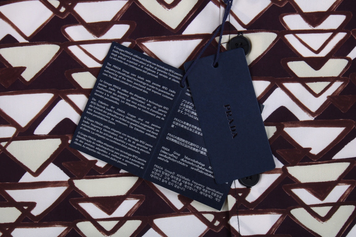 CAMISA DE MANGA CORTA ESTAMPADA DE BALENCIAGA