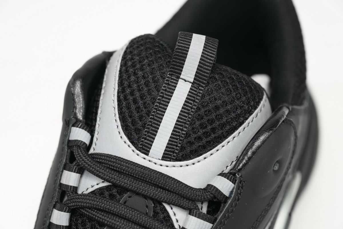 DIOR B22 Silver Sneakers - Black Unisex Streetwear Limited Edition