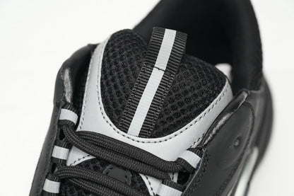 DIOR B22 Silver Sneakers - Black Unisex Streetwear Limited Edition