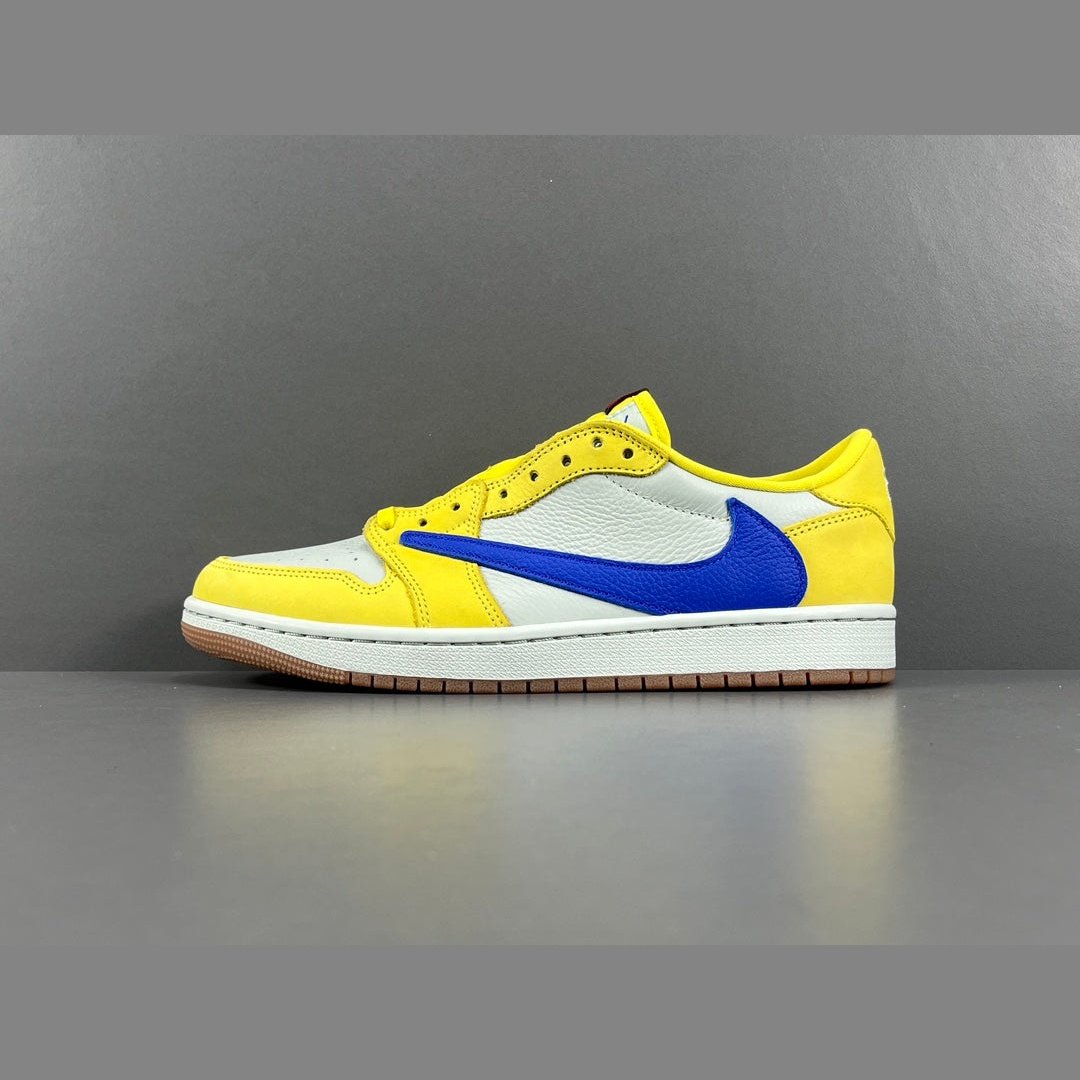 JORDAN 1 Low Og - Canary - Red Unisex Streetwear Limited Edition - Step into style with the JORDAN 1 LOW OG x CANARY, a fusion of heritage