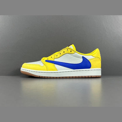 JORDAN 1 Low Og - Canary - Red Unisex Streetwear Limited Edition - Step into style with the JORDAN 1 LOW OG x CANARY, a fusion of heritage