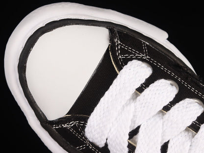 MAISON Mihara Yasuhiro Peterson Og Sole Canvas Low Sneakers - Black Unisex Streetwear Limited Edition