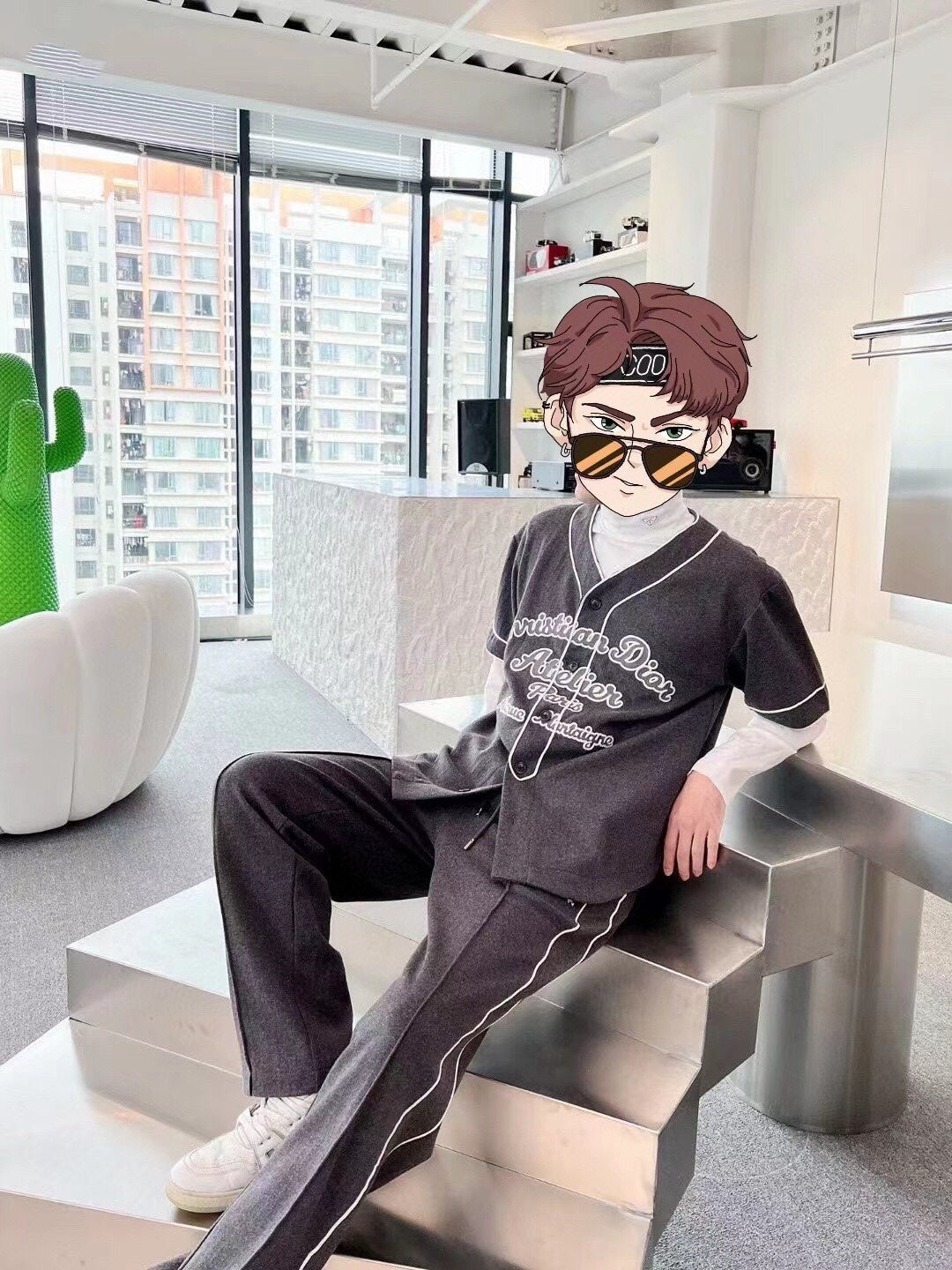 Camiseta de béisbol Christian Dior Atelier Paris