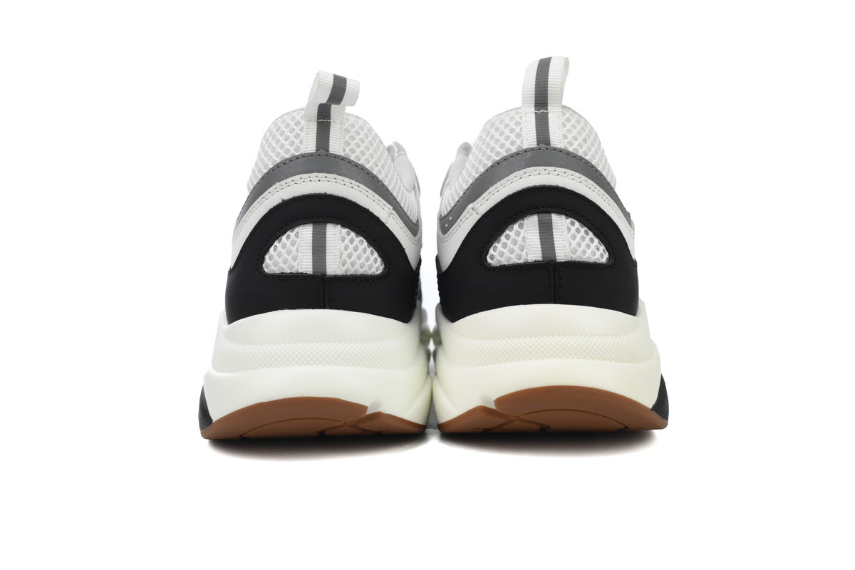 DIOR B22 White Sneakers - Black Unisex Streetwear Limited Edition
