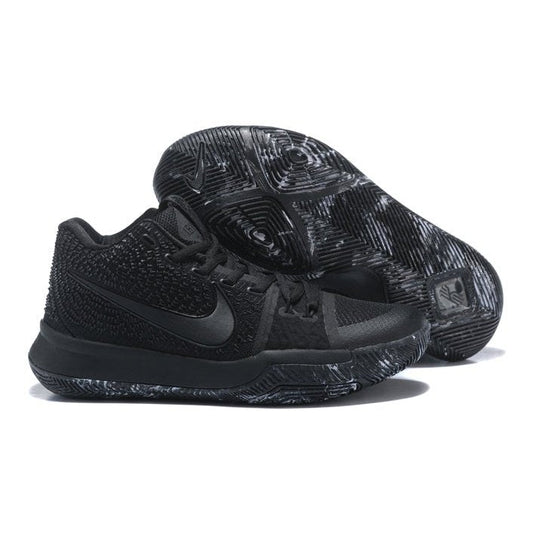 NIKE Kyrie 3 - Marble Sneakers - Black Unisex Streetwear Limited Edition