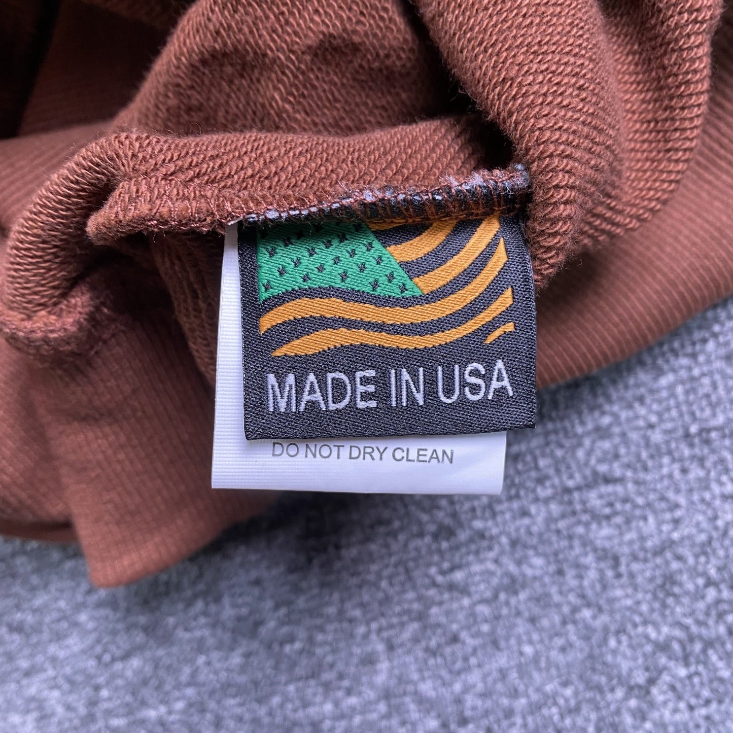 SUDADERA CON CAPUCHA DENIM TEARS CORONA DE ALGODÓN MARRÓN