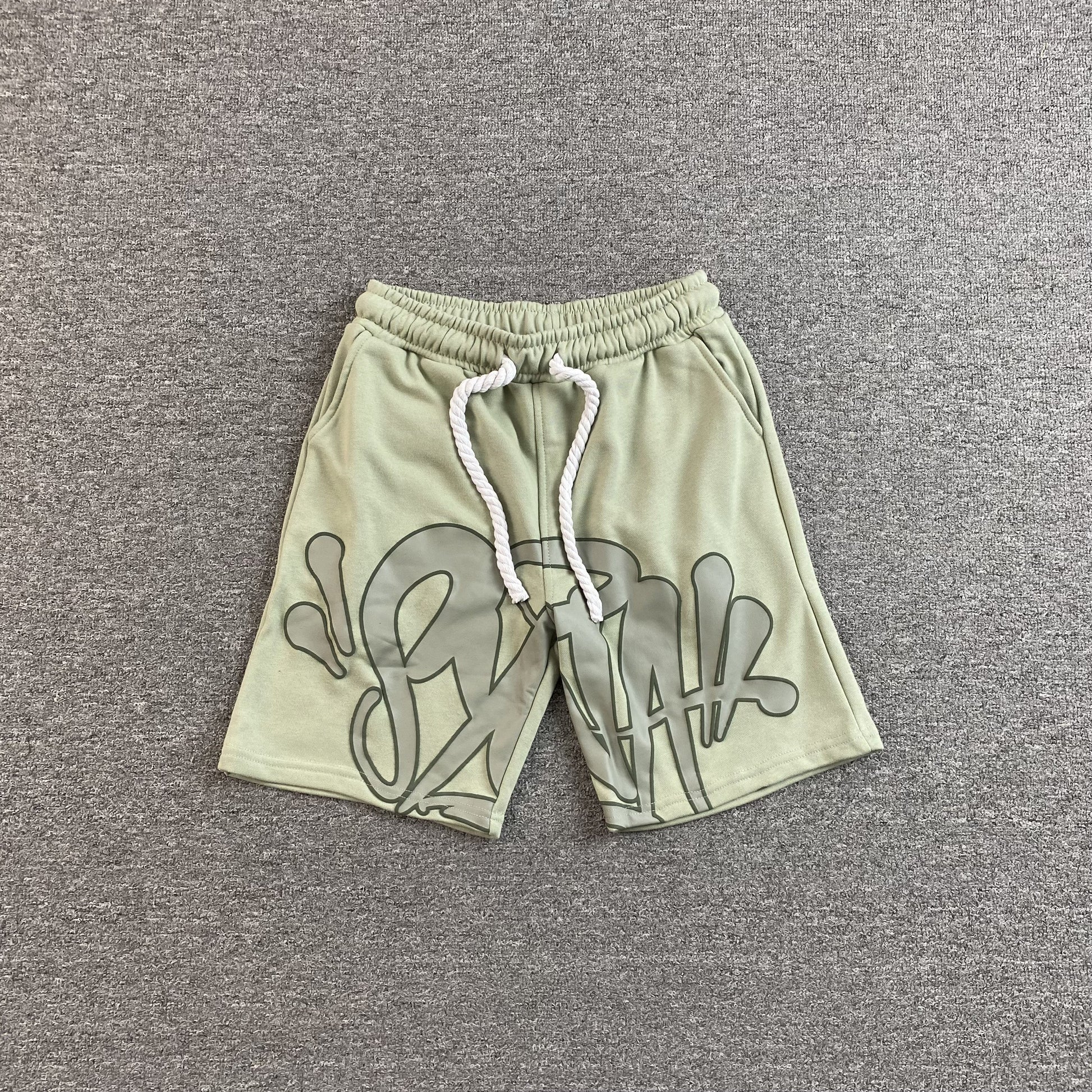 SYNA World Shorts Sage Unisex Streetwear Limited Edition