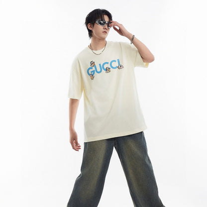 Camiseta con estampado de querubín de Gucci